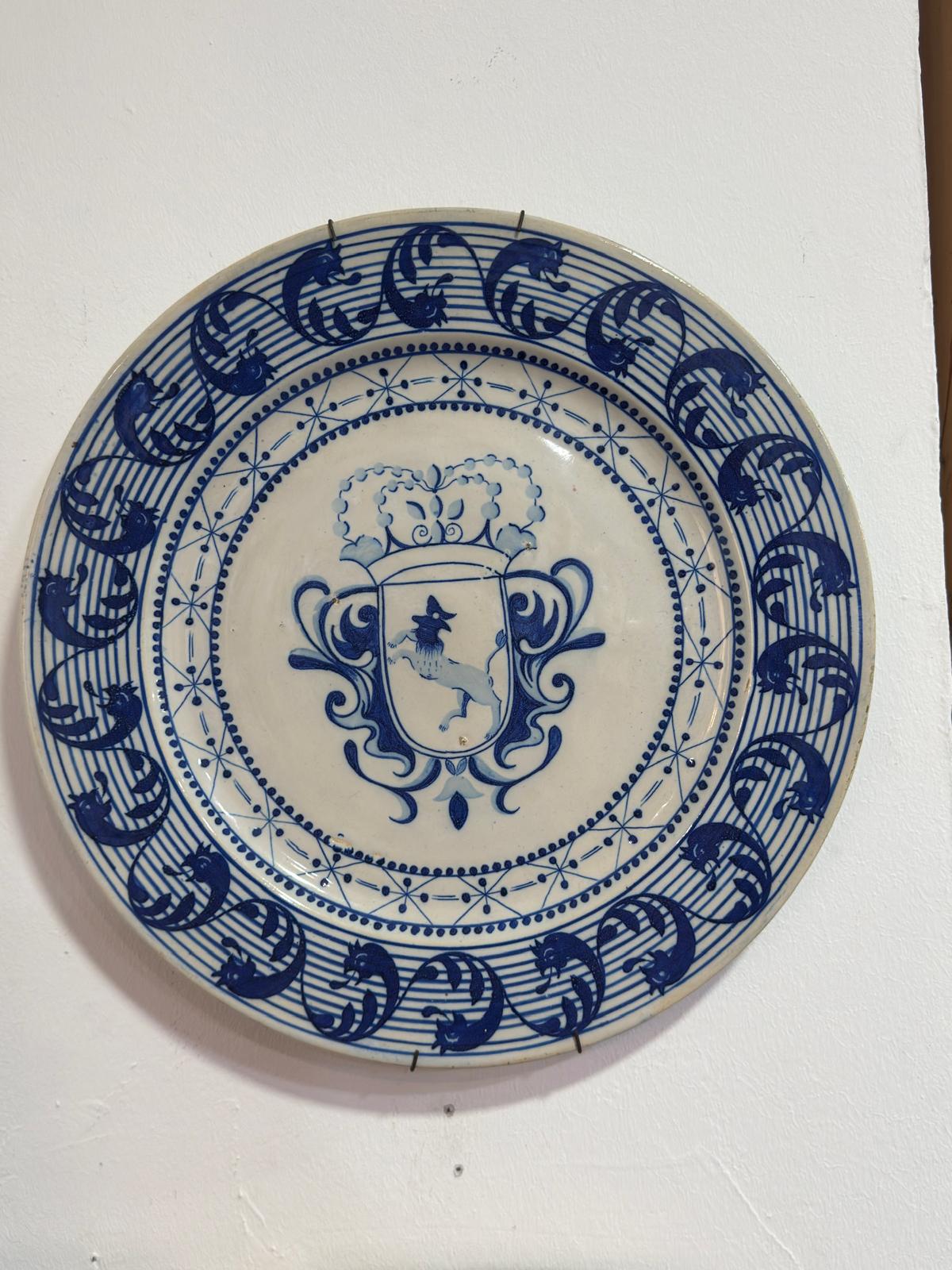 Prato Heráldico - Fábrica do Cavaco | Século XIX