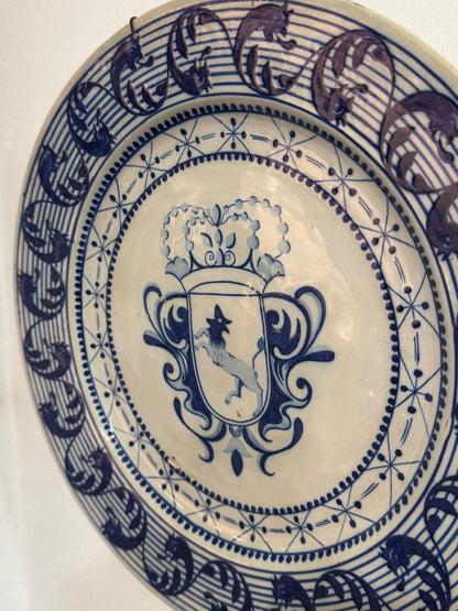 Prato Heráldico - Fábrica do Cavaco | Século XIX