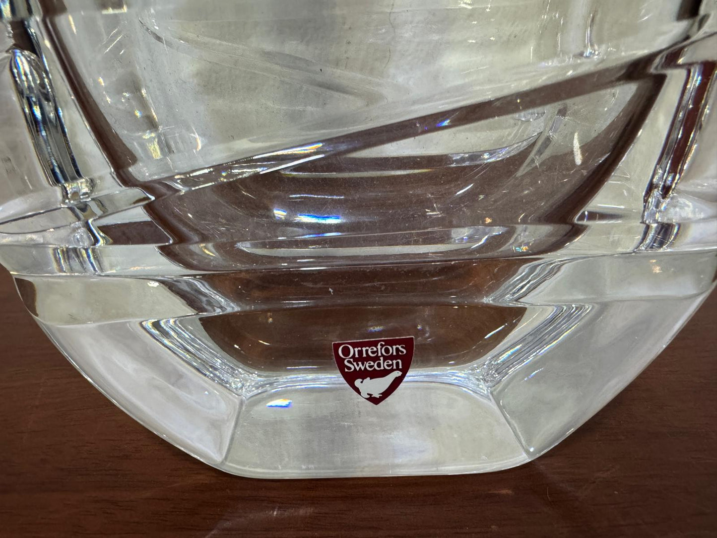 Vaso de Cristal Orrefors Sweden - Design Escandinavo