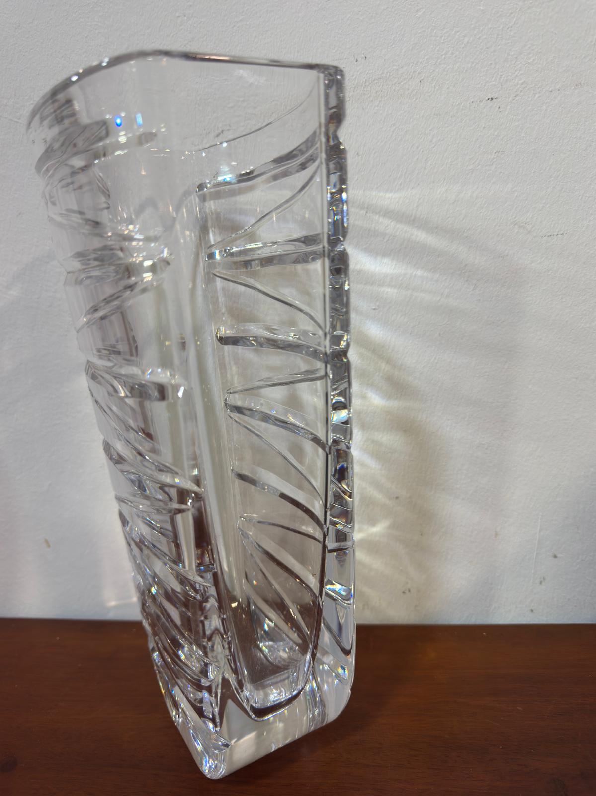 Vaso de Cristal Orrefors Sweden - Design Escandinavo