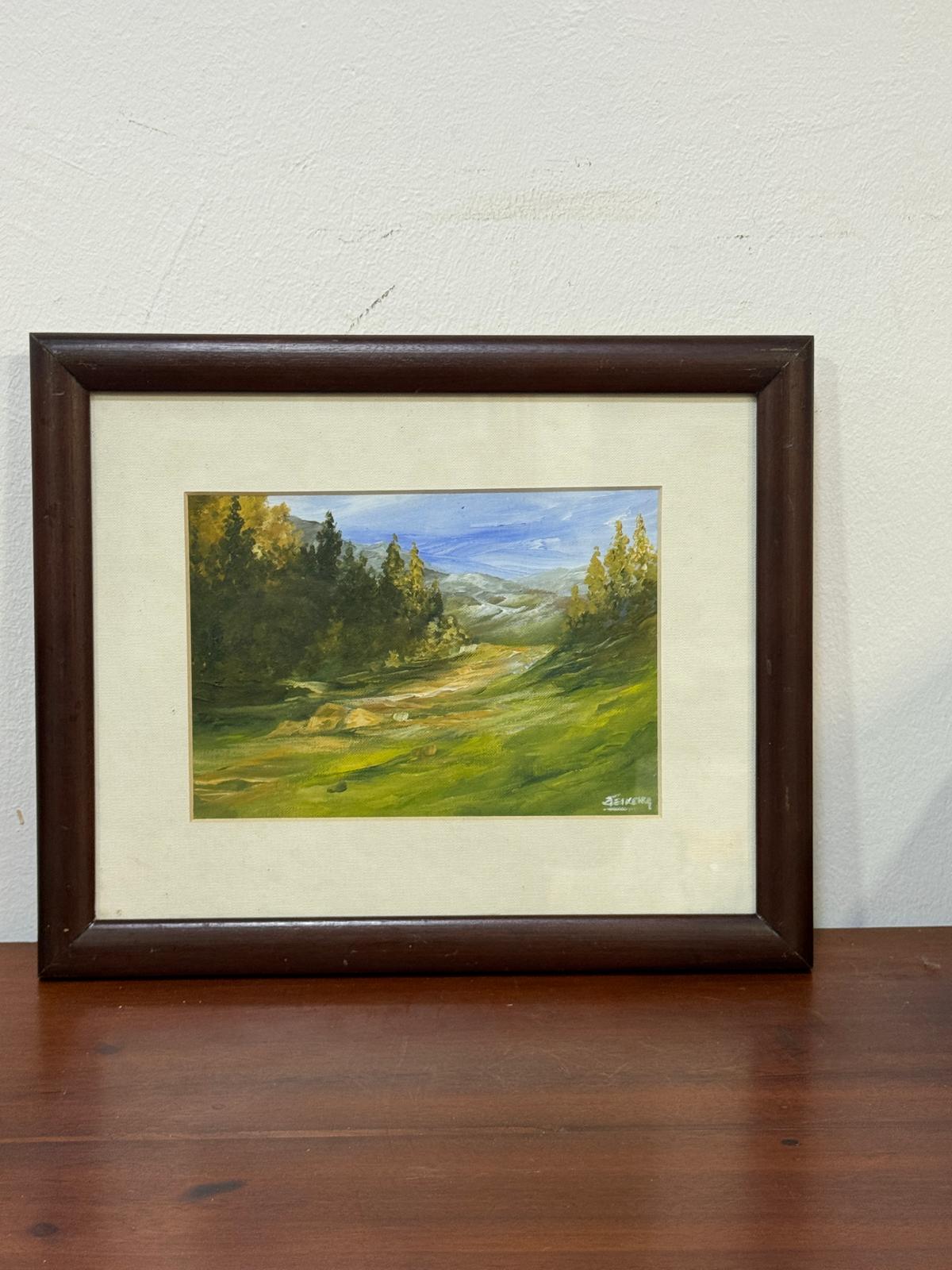 Pintura Original de Paisagem – Carlos Teixeira | Óleo sobre Tela