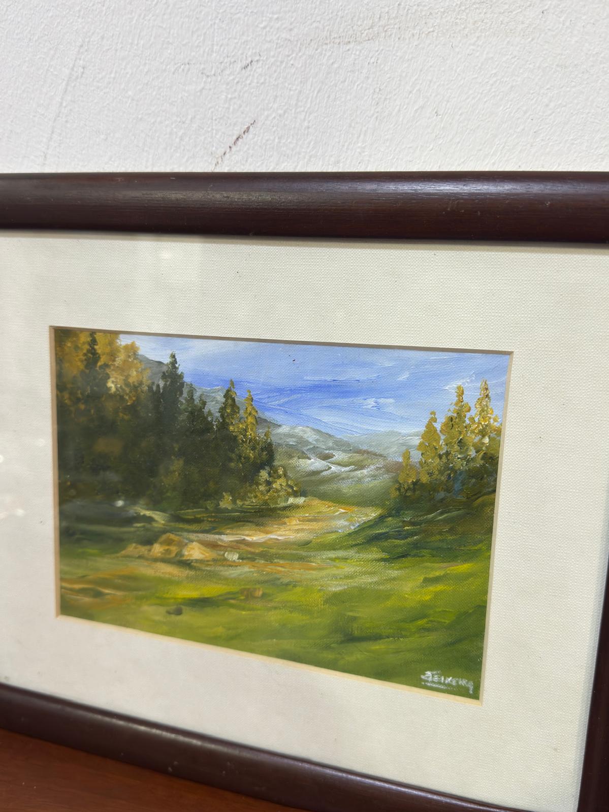 Pintura Original de Paisagem – Carlos Teixeira | Óleo sobre Tela