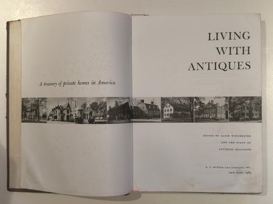 Living with Antiques - A Treasury of Private Homes in America (1963)