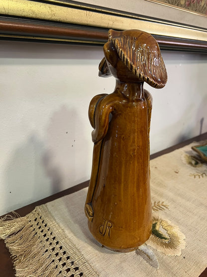 Escultura em Barro Vidrado "São Pedro" por Júlia Ramalho (Figurado de Barcelos)