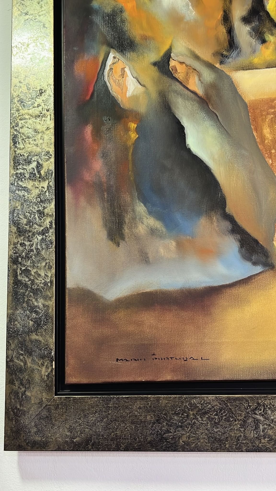 Quadro Óleo sobre Tela "A Última Ceia Sagrada" de Mário Portugal (2007)