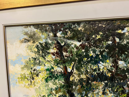 Árvores — José Berardo, óleo sobre tela à espátula (1989)