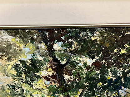 Árvores — José Berardo, óleo sobre tela à espátula (1989)