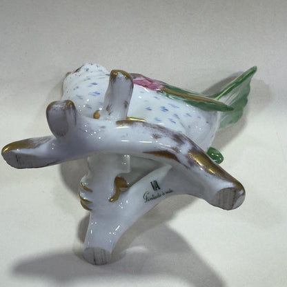 Pássaro Decorativo Vista Alegre em Porcelana Pintada à Mão