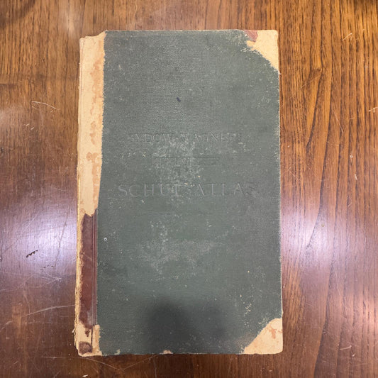 Old German School Atlas - Sydow-Wagners Methodischer Schul-Atlas (1898) - Gotha