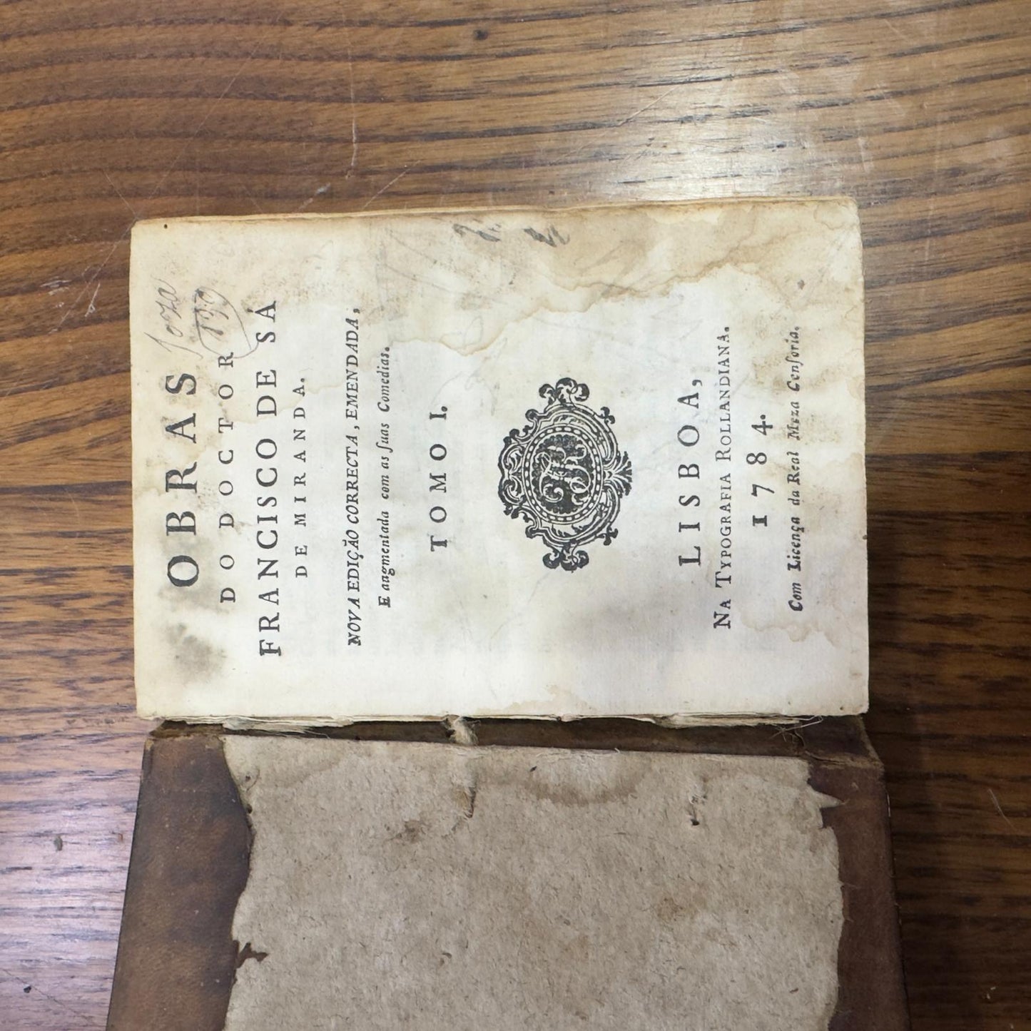 Collection of Antique Portuguese Books from the 18th Century - The Universal Traveler (1800) and Works of Doctor Francisco de Sá de Miranda (1784)