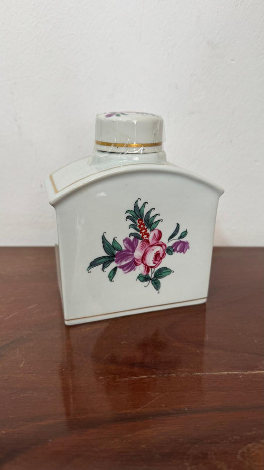 Frasco de Chá com Tampa em Porcelana — Vista Alegre Portugal