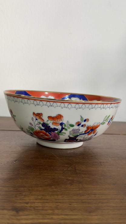 Macau Porcelain Imari Style Bowl — 20th Century