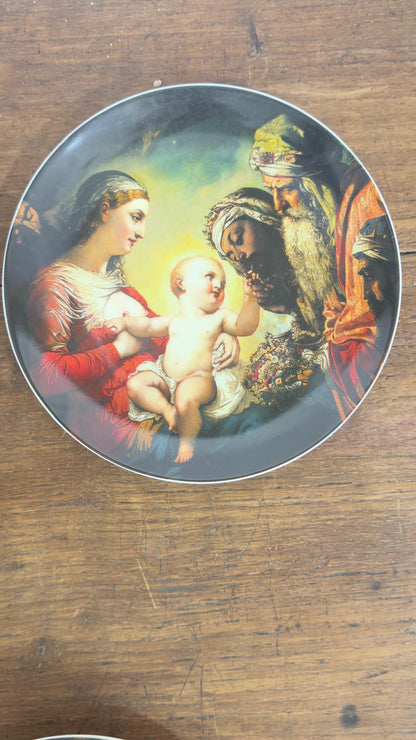 Prato de Coleção Vista Alegre — Festa de Natal 2005 — Adoração dos Magos