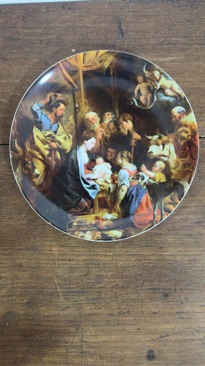 Prato de Natal Vista Alegre 2006 — "A Natividade" de Jacob Jordaens