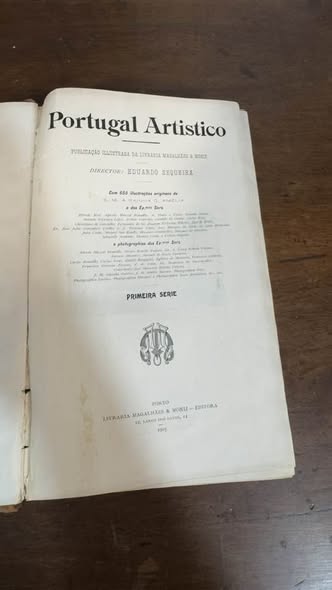 Livro "Portugal Artistico" (Primeira Série - Edição Original 1905) – Eduardo Sequeira