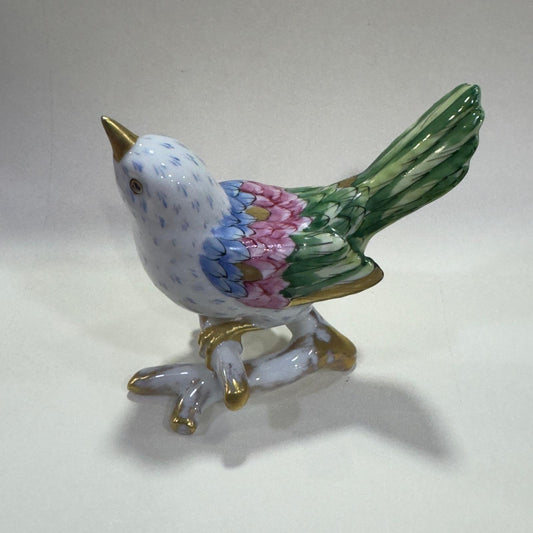 Decorative Bird by Vista Alegre, hand-painted porcelain.